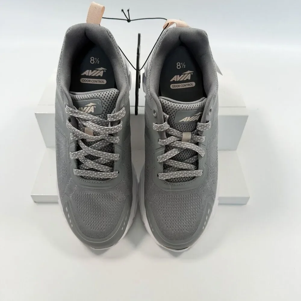 Avia Athletic Light Running Sneakers Shoes Women's Gray & White Size 8.5 NEW